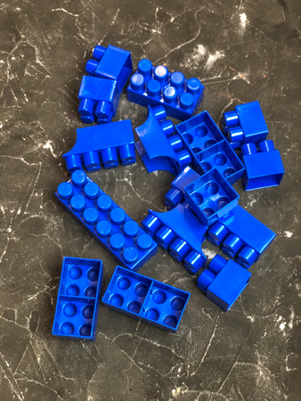 children's block set, different colors . children's game.
