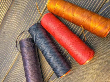 nylon thread for sewing. an essential item of a tailor.