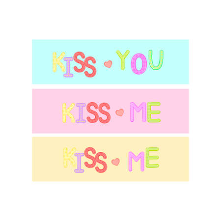 image of phrases for holidays, vector graphics.のイラスト素材