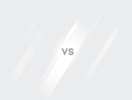 Versus Screen White and Light. Vs Fight background for battle, competition and game. Vector...