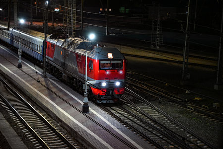 railway platform, train rides on rails, boarding the car