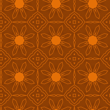 Seamless floral pattern with a variety of floral motifs.の写真素材