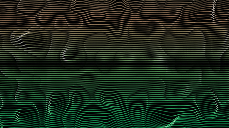 Colorful background of flowing fabric. Smooth and soft.の写真素材