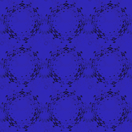 Seamless background pattern with various colored circles.