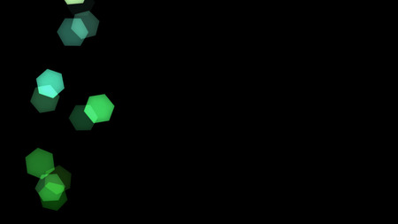 Abstract background with various multicolored hexagons. Big and small.の写真素材