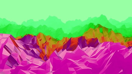 Background from polygons. With shadows and light.のイラスト素材