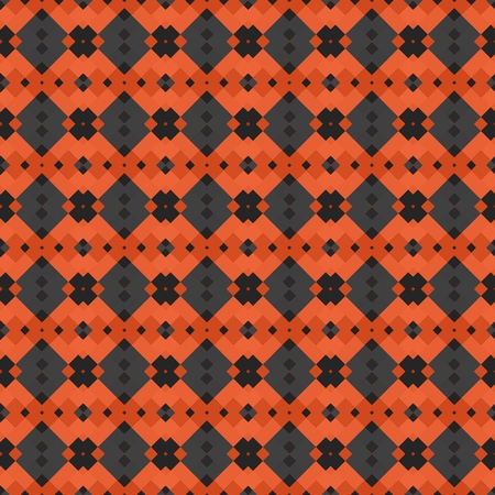 Seamless pattern background from a variety of multicolored squares. Abstract background template for website, banner, business card, invitation, postcard.のイラスト素材