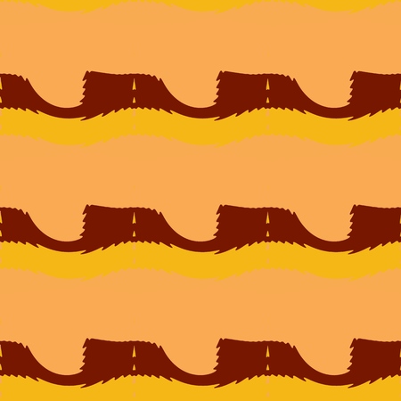 Seamless pattern background of multicolored lines with scribbler.のイラスト素材