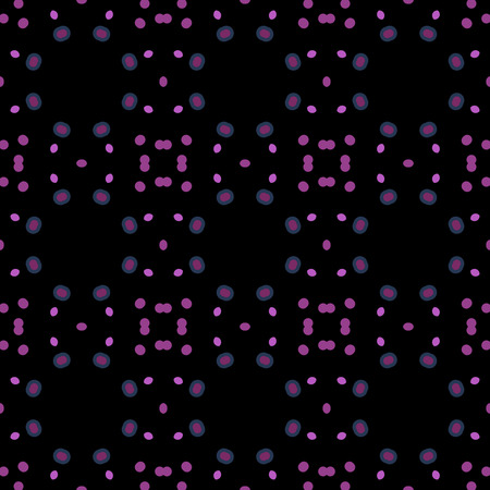 Seamless abstract pattern background with a variety of colored circles.