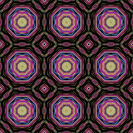 Seamless background pattern with a variety of multicolored lines.