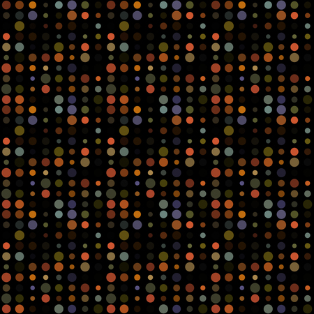 Seamless abstract pattern background with a variety of colored circles.の写真素材