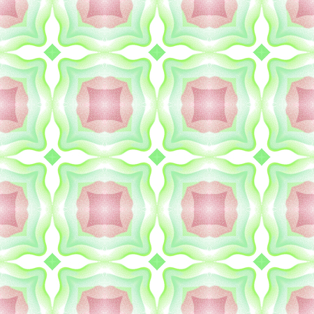 Seamless pattern background with multi-colored wavy lines.の写真素材
