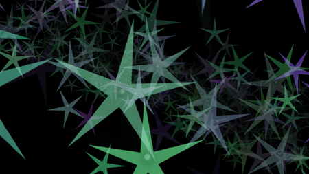 Colorful different stars. Background from different sizes of stars of different shades of the same color.の写真素材