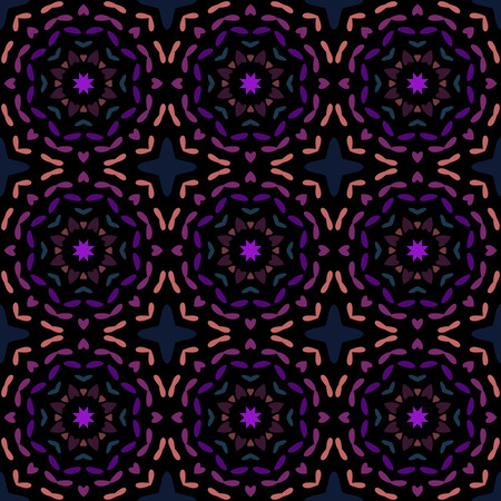 Seamless background pattern with a variety of multicolored lines.