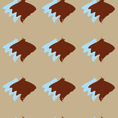 Seamless background pattern with multi-colored diverse shapes.の写真素材