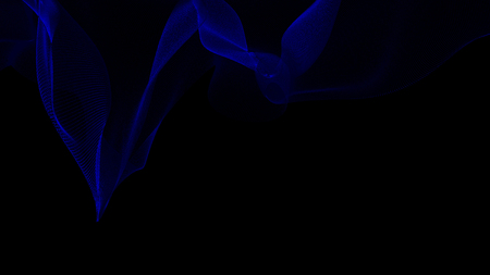 Colorful background of flowing fabric. Smooth and soft.の写真素材