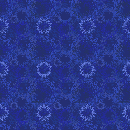 Seamless background pattern with various colored circles.