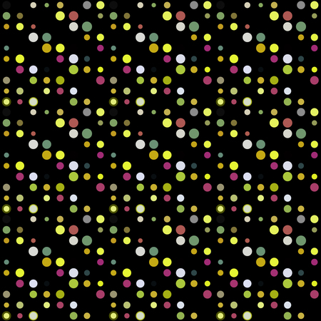 Seamless abstract pattern background with a variety of colored circles.の写真素材