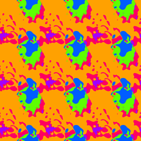 Seamless pattern with colored different spots of paint.の写真素材