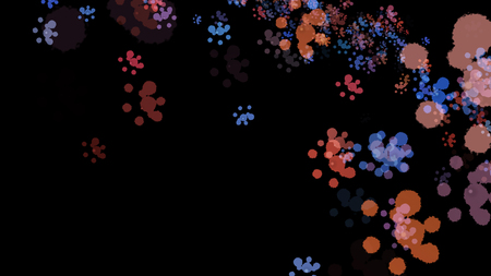 Background with paint. Divorces and drops. Periwinkles.