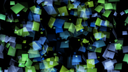 Background of squares. Different shades. With color and light transitions.の写真素材