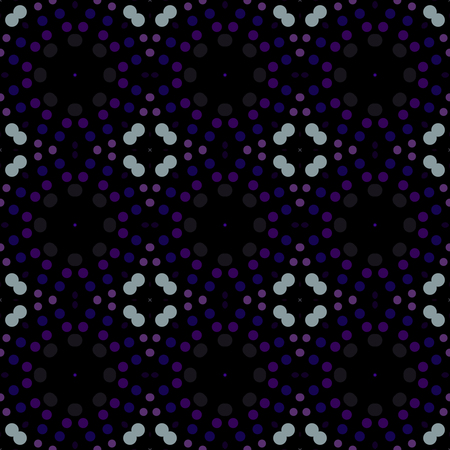 Seamless abstract pattern background with a variety of colored circles.の写真素材