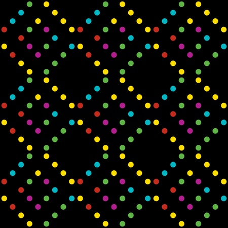 Seamless abstract background of colored varied circles for design.のイラスト素材