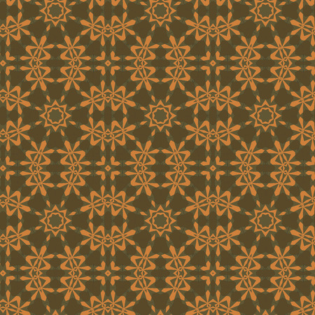 Seamless color pattern from a variety of geometric shapes and lines.