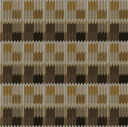 Seamless background pattern. Knitted multicolored texture. Geometry, lines, patterns.のイラスト素材