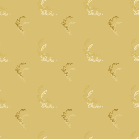 Seamless background pattern with colored diverse doodles.の写真素材