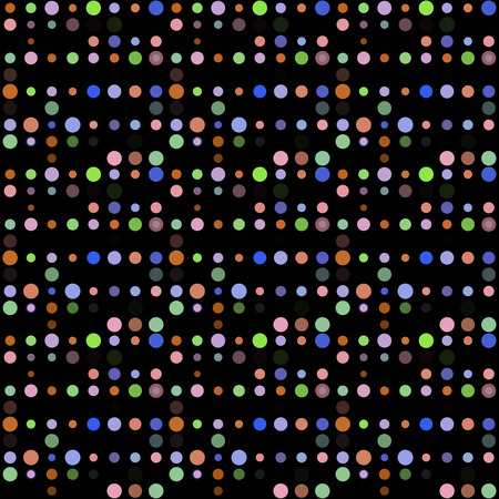 Seamless abstract pattern background with a variety of colored circles.の写真素材