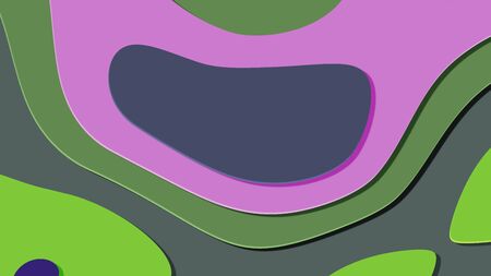 Background in paper style. Of multi-colored details.の写真素材