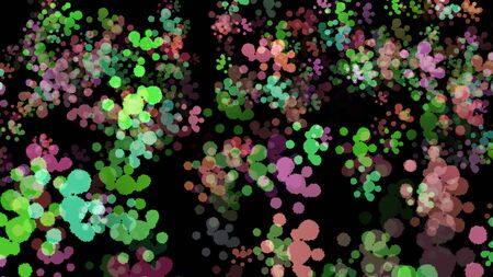 Abstract background with color blots, transitions and bends.