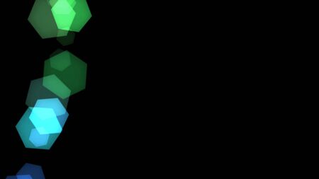 Abstract background with various multicolored hexagons. Big and small.の写真素材