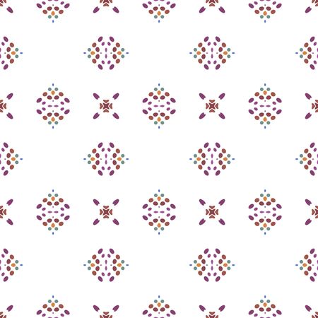 Seamless background pattern with a variety of multicolored lines.の写真素材
