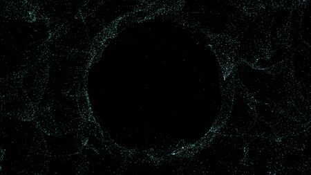 Colored different circles. Background of different sizes of circles of different shades of the same color.の写真素材