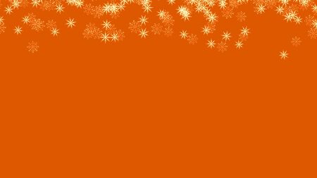 Abstract background with a variety of colorful snowflakes. Big and small.の写真素材