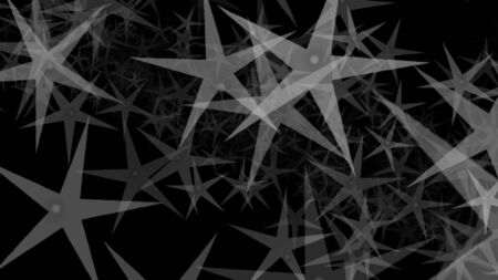 Colorful different stars. Background from different sizes of stars of different shades of the same color.の写真素材