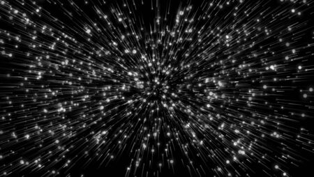 Abstract background with circles and lines. Different shades and thickness.の写真素材