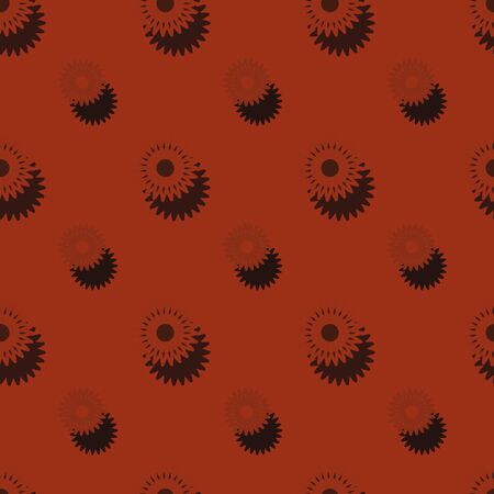 Seamless background pattern with a variety of colored floral motifs.の写真素材