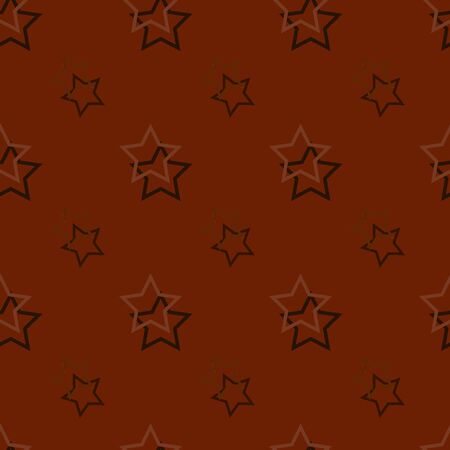 Seamless background pattern with colored diverse stars.の写真素材