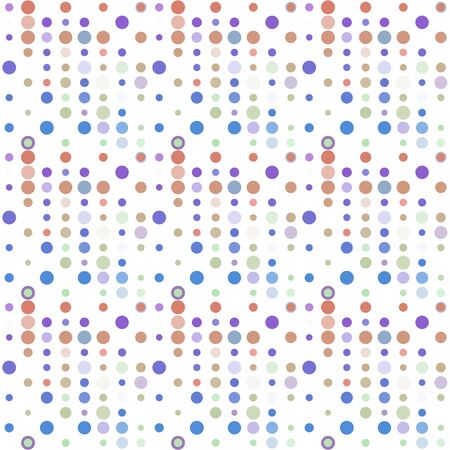 Seamless abstract pattern background with a variety of colored circles.の写真素材
