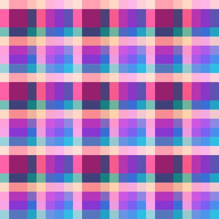 Seamless pattern background from a variety of multicolored squares.の写真素材