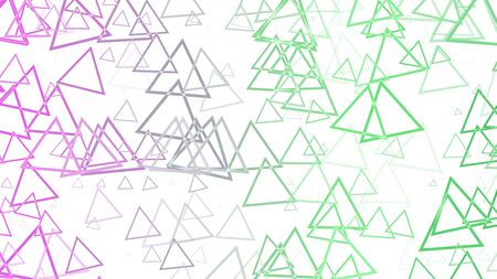 Abstract background with various multicolored triangles. Big and small.の写真素材