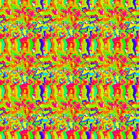 Seamless pattern background of multicolored lines with scribbler.の写真素材