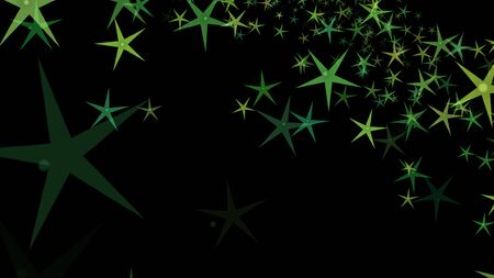 Colorful different stars. Background from different sizes of stars of different shades of the same color.の写真素材