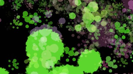 Background with paint. Divorces and drops. Periwinkles.