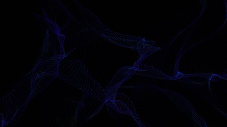 Colorful background of flowing fabric. Smooth and soft.の写真素材