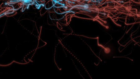Abstract background with circles and lines. Different shades and thickness.