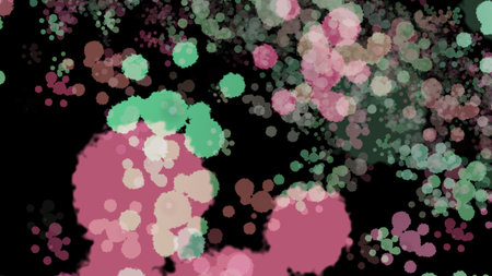 Background with paint. Divorces and drops. Periwinkles.